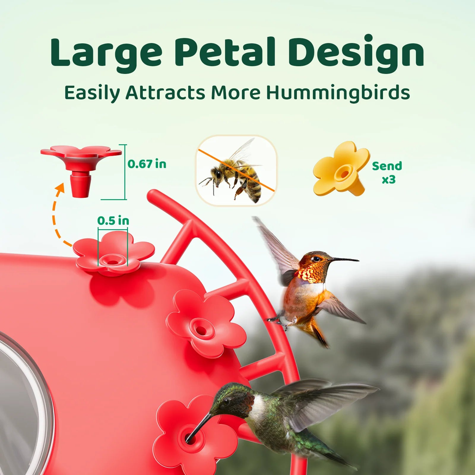 Flower Design Easily Attract Hummingbirds-Birds of Our Lives
