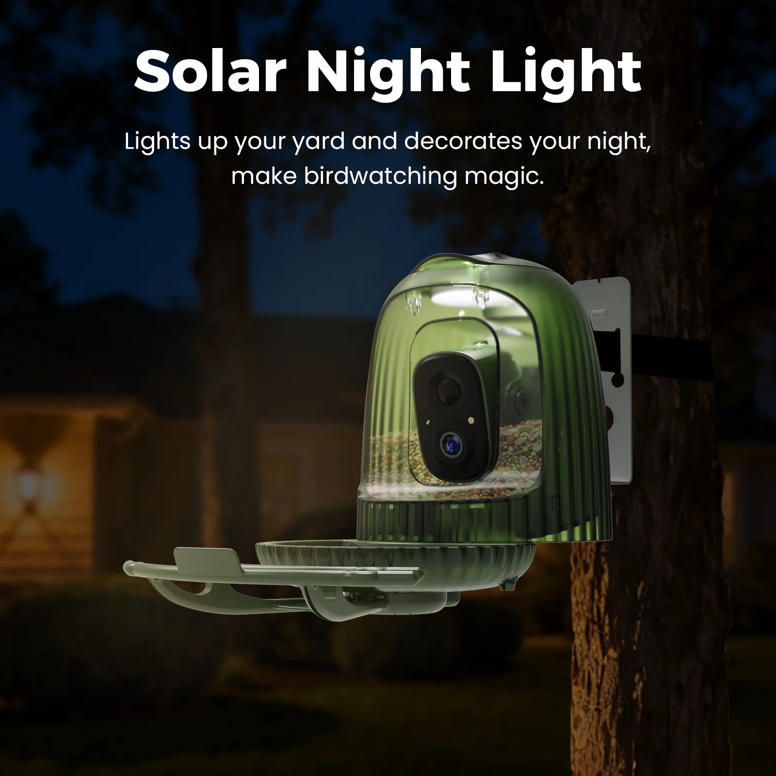 HiONE AI Smart Bird Feeder Camera 4MP