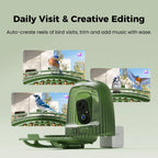 HiONE AI Smart Bird Feeder Camera 4MP