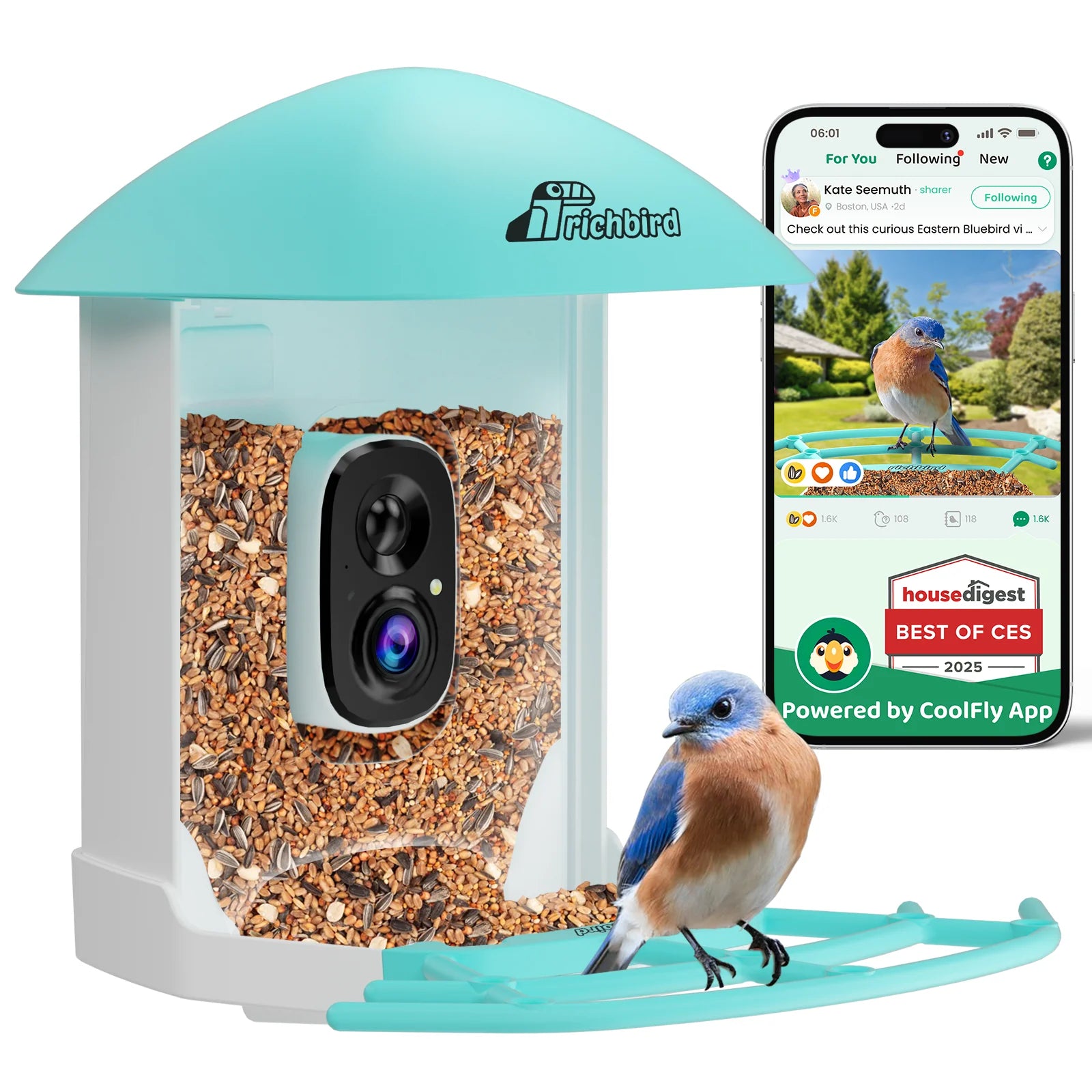 RichBird_Light_Blue_Bird_Feeder_with_Camera