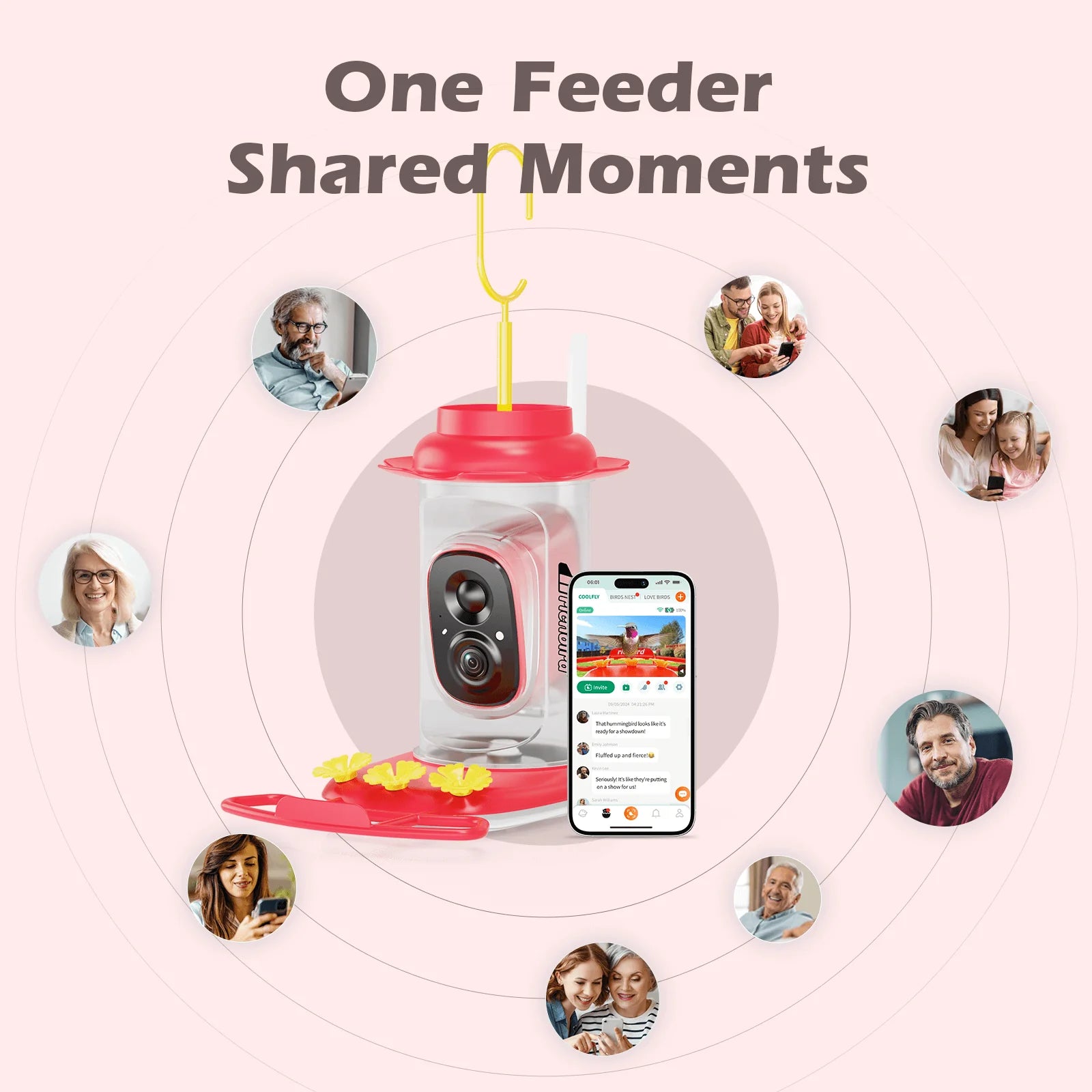 RichBird Smart Hummingbird Feeder with Camera