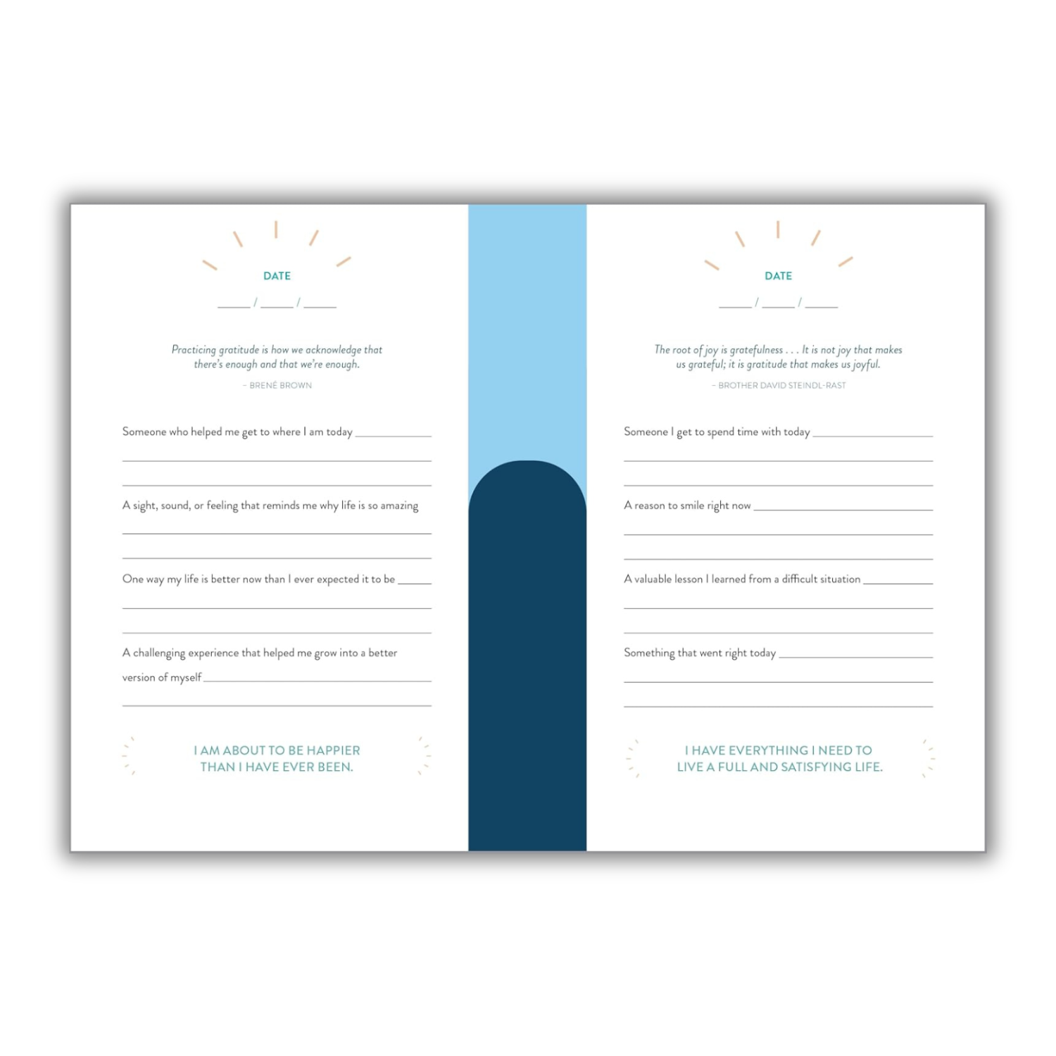 The 5-Minute Gratitude Journal: Give Thanks, Practice Positivity, Find Joy (Spiral Bound)