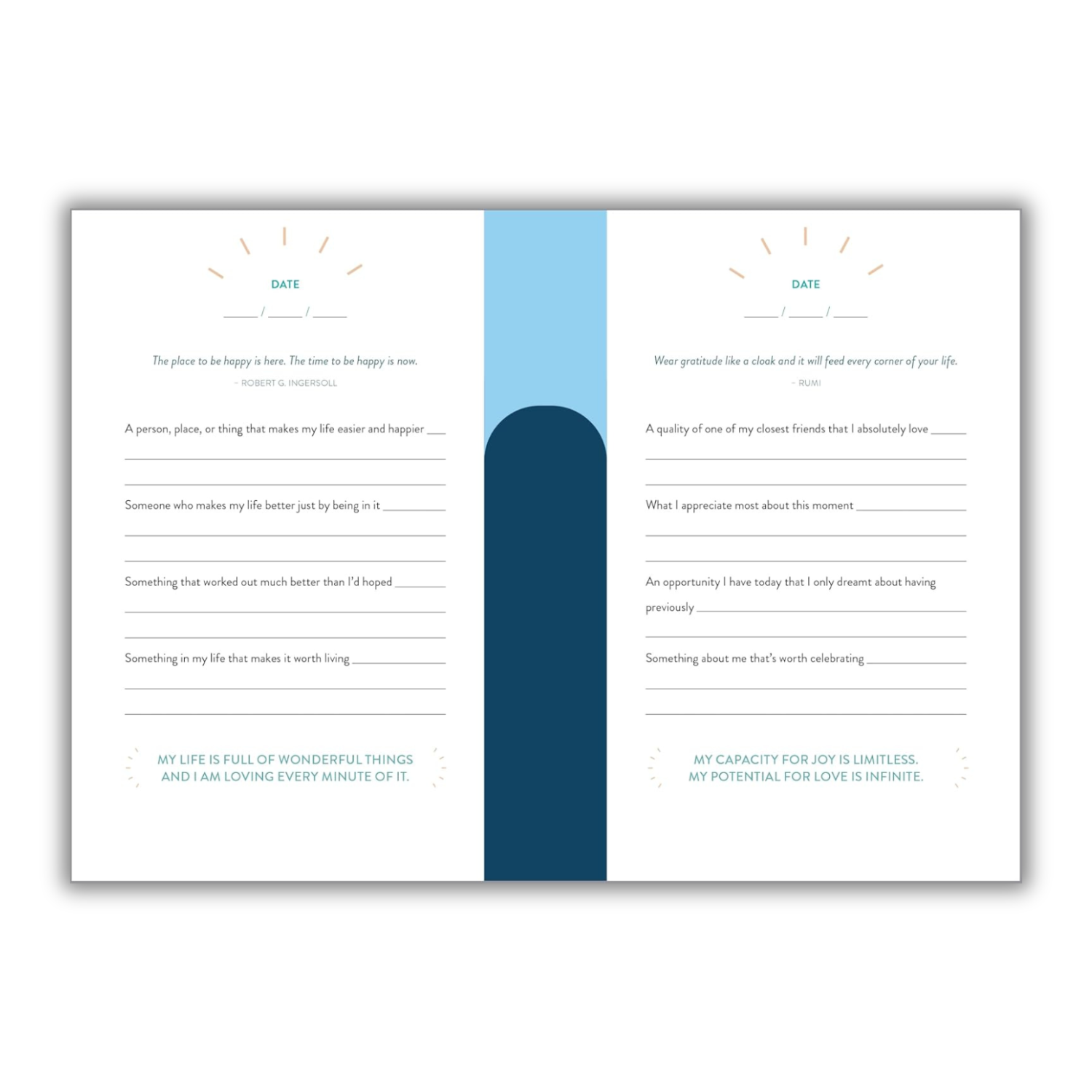 The 5-Minute Gratitude Journal: Give Thanks, Practice Positivity, Find Joy (Spiral Bound)
