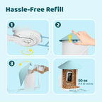 Birdfy Feeder with Solar Panel - Solar-Powered Smart Bird Feeder with Camera